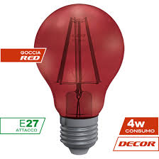 lampada led ecoman 4 w red