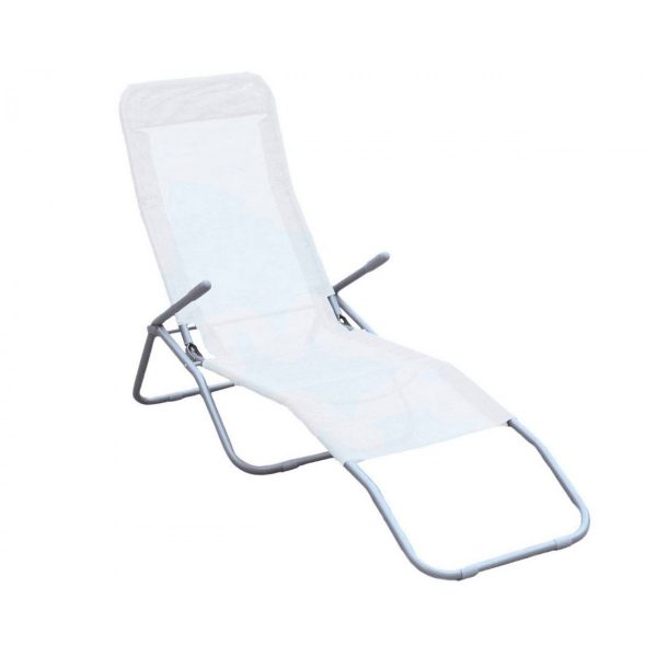 giardino lettino prendisole basculante