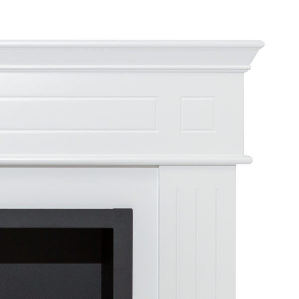 Biocamino XONE Alvin 1 KWh - Dimensioni 25x65x25 Cm, Vetro A 360°, Per Interno/Esterno