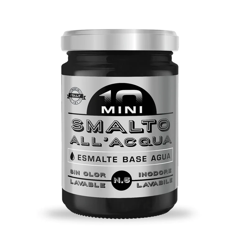 Fonduta Pz.25 Smalto Nero Opaco - Vernice Professionale Per Metalli - Foto 4